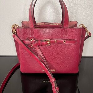 Michael Kors Emilia Small Peppled Leather Cross Body